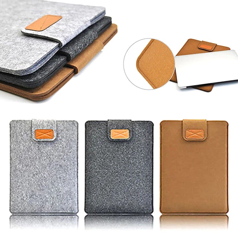 Dark Grey 13 Inch Laptop Sleeve Case Tablet Protection Cover Bag for Travel School - Image 3