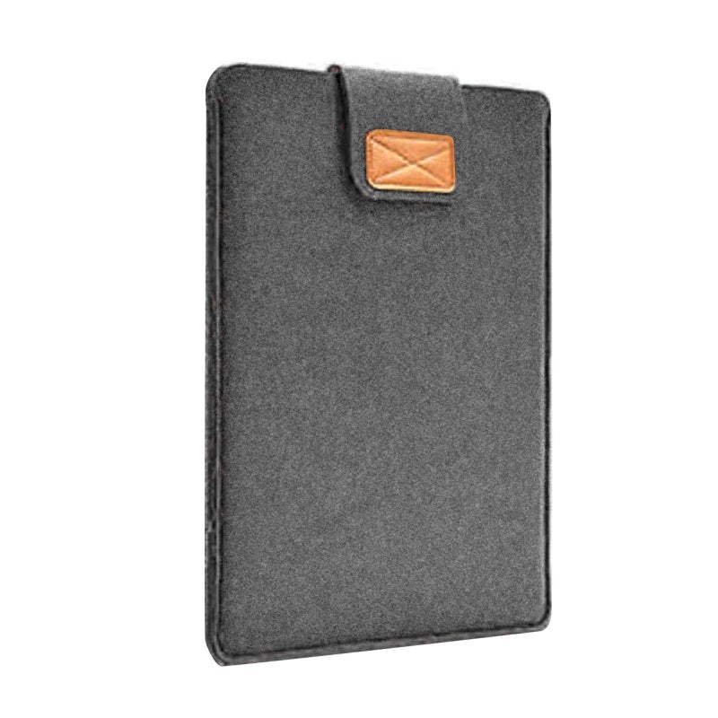 Dark Grey 13 Inch Laptop Sleeve Case Tablet Protection Cover Bag for Travel School - Image 2