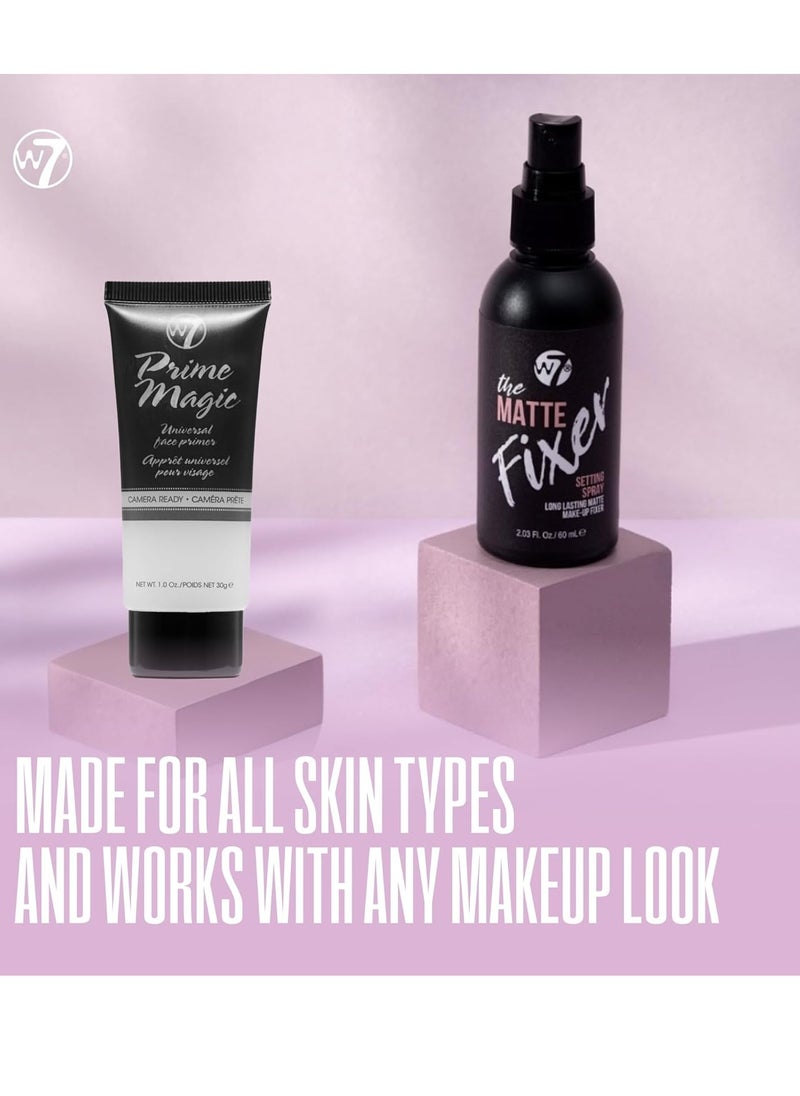 W7 W7 The Fixer Matte Set - Setting Spray & Primer Duo - Natural, Matte Finish  - Image 2