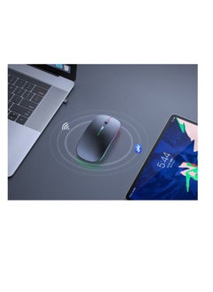 Generic Wireless - Bluetooth Mouse w10 , Rechargeable LED Dual Mode Mouse (Bluetooth 5.2 and USB Receiver) Portable Silent Mouse,for Laptop/Desktop/Tablet  - Image 4