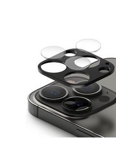 O Ozone Camera Lens Protector for Apple iPhone 13 Pro / iPhone 13 Pro Max Aluminum Frame Tough with Protective Film - Black  - Image 1