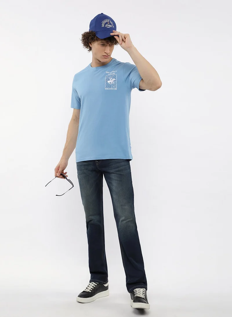 BEVERLY HILLS POLO CLUB  Graphic Crew Neck T-Shirt for Men | Best Price UAE