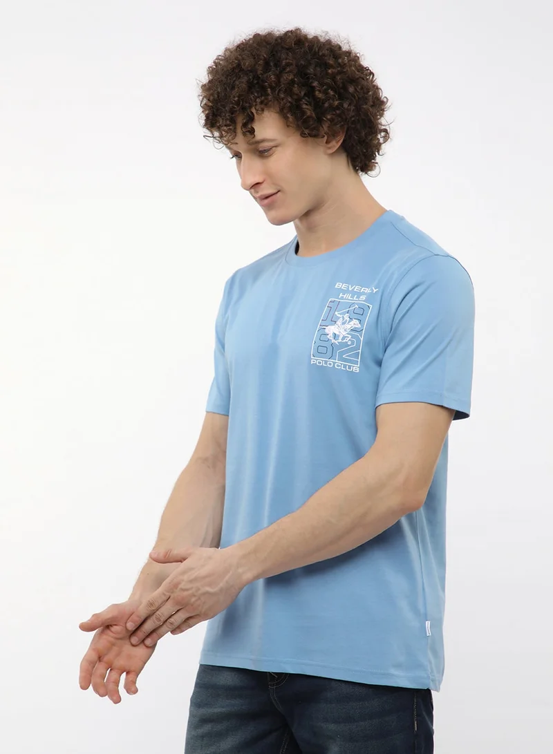 BEVERLY HILLS POLO CLUB  Graphic Crew Neck T-Shirt for Men | Best Price UAE