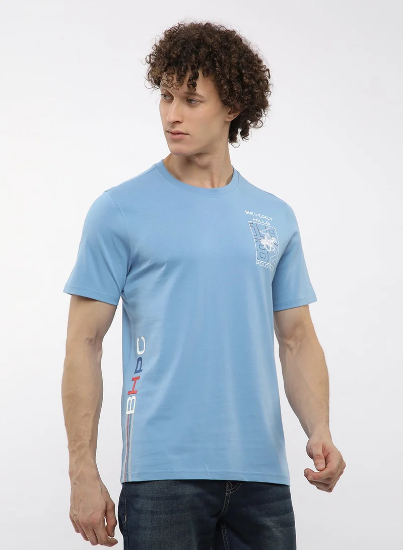 BEVERLY HILLS POLO CLUB  Graphic Crew Neck T-Shirt for Men | Best Price UAE