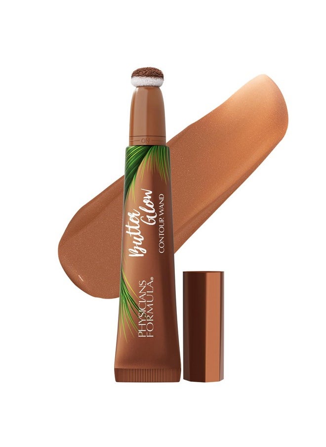 فيزيشنز فورميلا فرشاة تحديد الوجه Butter Glow من Physicians Formula، سهلة الاستخدام لتحديد فوري، مغذية بشكل فاخر وكريمية - من الفاتح إلى الفاتح  - Image 1