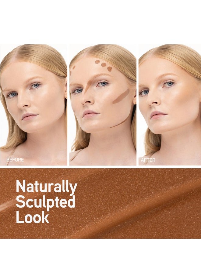 فيزيشنز فورميلا فرشاة تحديد الوجه Butter Glow من Physicians Formula، سهلة الاستخدام لتحديد فوري، مغذية بشكل فاخر وكريمية - من الفاتح إلى الفاتح  - Image 2