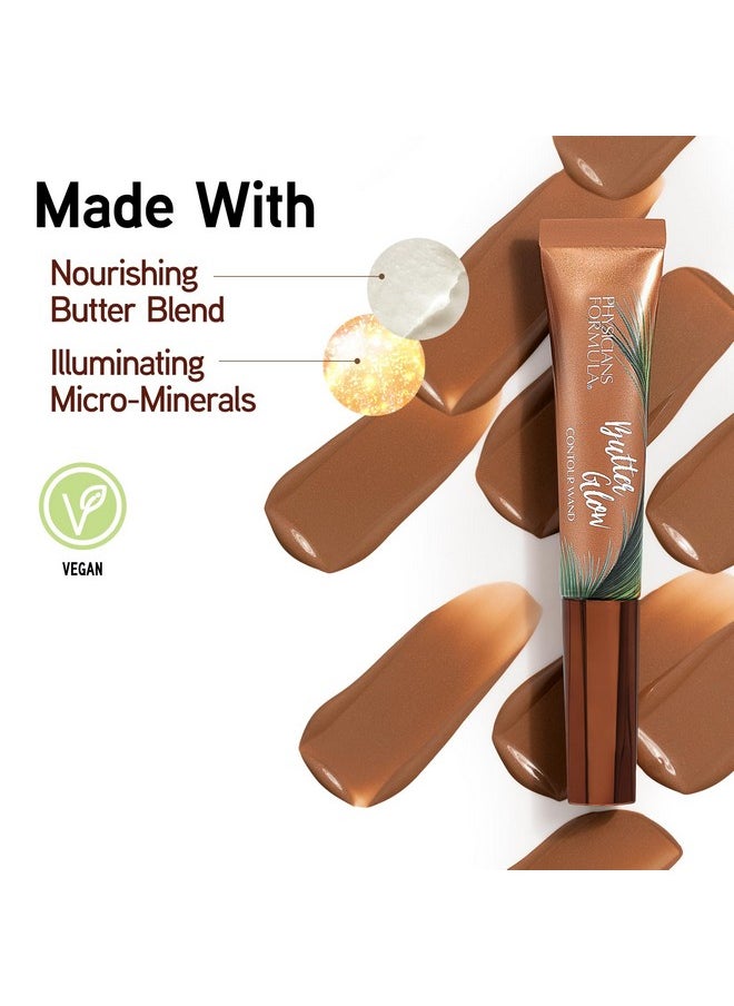 فيزيشنز فورميلا فرشاة تحديد الوجه Butter Glow من Physicians Formula، سهلة الاستخدام لتحديد فوري، مغذية بشكل فاخر وكريمية - من الفاتح إلى الفاتح  - Image 5