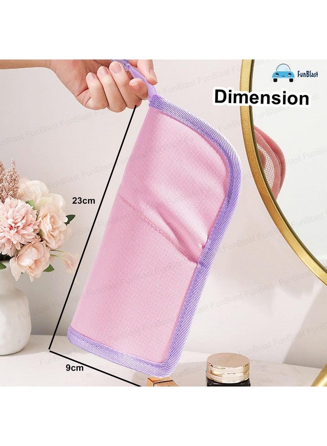 فنبلاست حافظة أقلام رصاص من فن بلاست، حقيبة أقلام رصاص أنيقة للبنات والأولاد - أدوات مكتبية كورية منبثقة، صندوق منظم مستحضرات تجميل، حقائب أقلام رصاص للأولاد والبنات والأطفال والنساء وطلاب المدارس (وردي) - Image 3