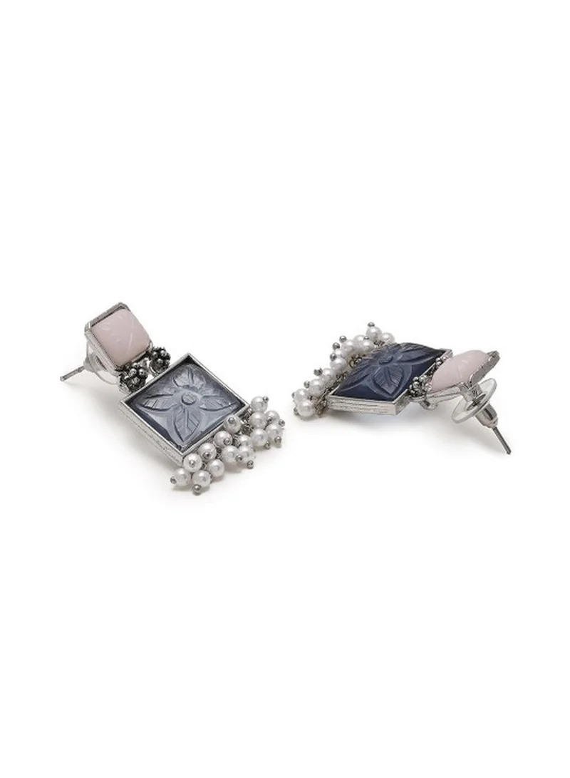 Priyaasi Rectangular Shaped Drop Earrings