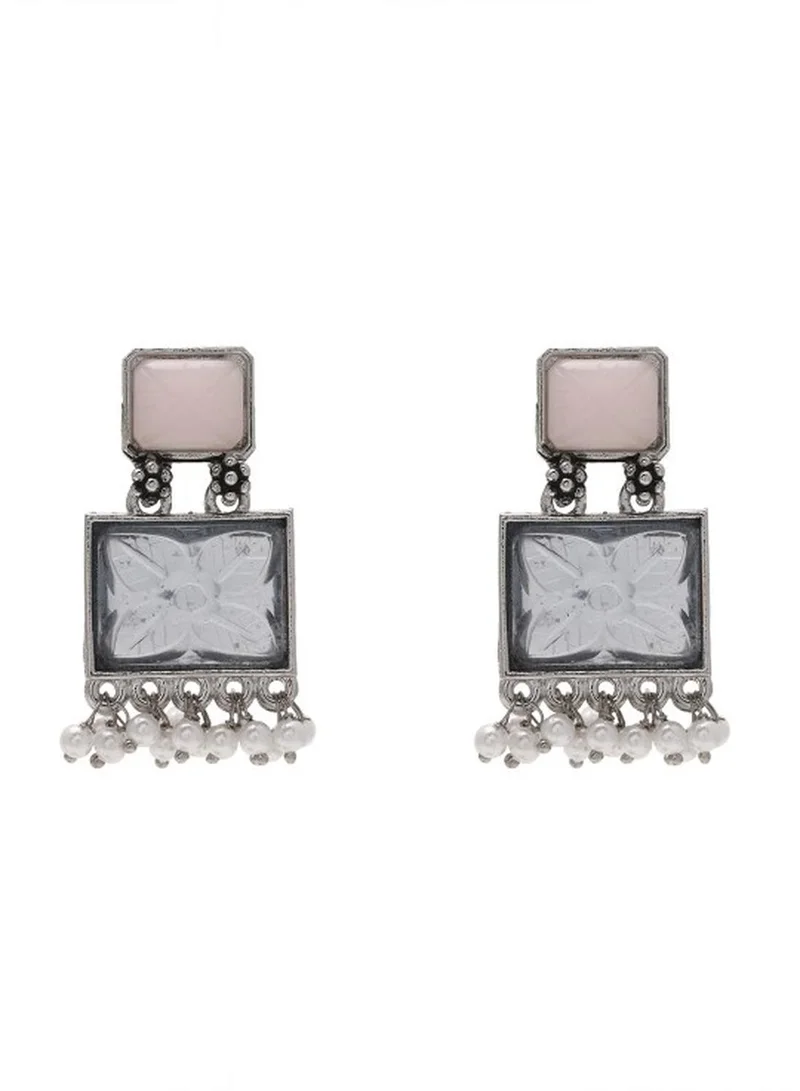 Priyaasi Rectangular Shaped Drop Earrings