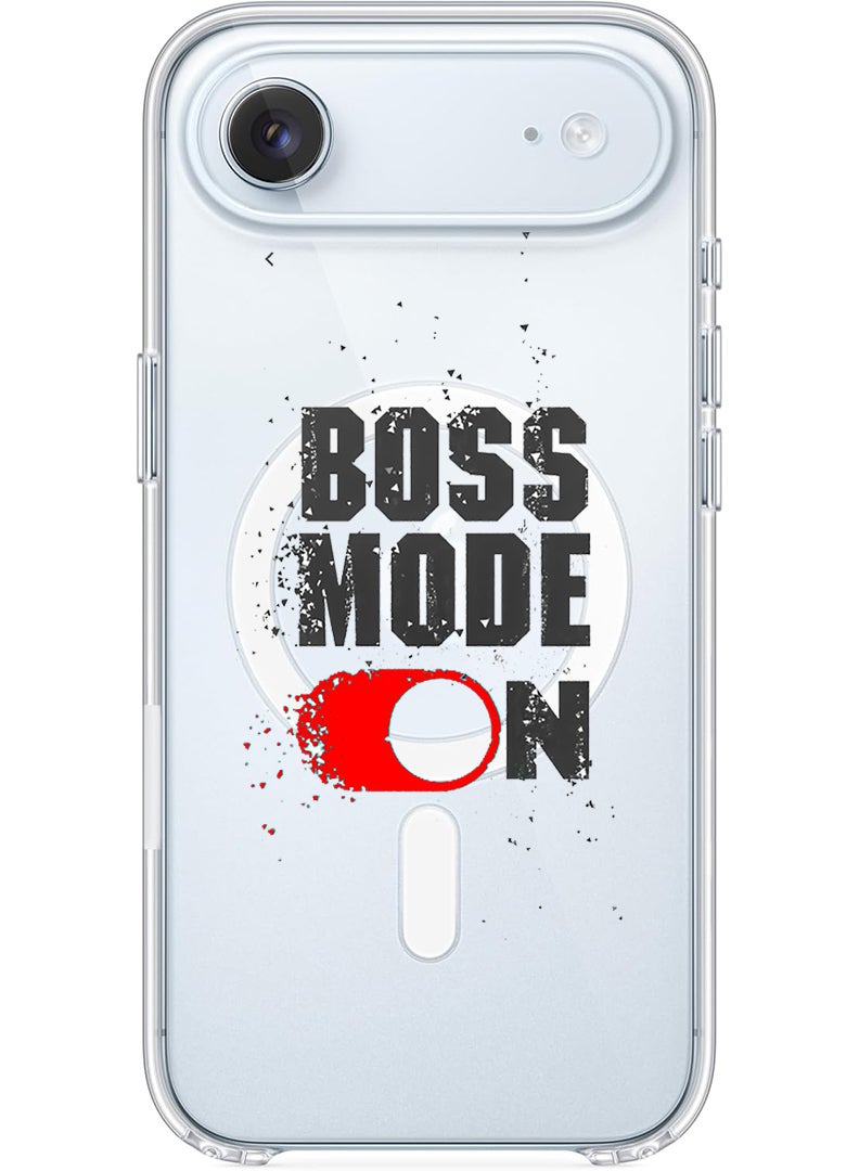 Theodor Magnetic Case for Apple iPhone 17 Air Compatible with MagSafe Wireless Charging, Shockproof Phone Bumper Cover - Boss Mode - Image 1