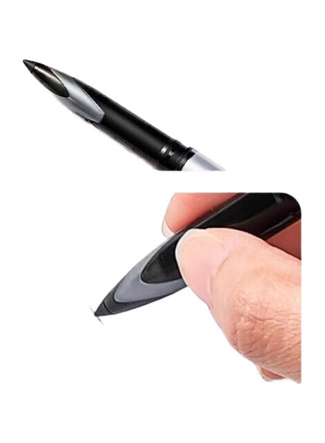 Uni Mitsubishi Uni-Ball Air High-Tech Black Gel Pen, Stylish 0.7Mm Black Pen, Signature Pen, Business Direct Liquid Pen, Student Pen, Water-Based Pen, Uba-188L, 1 Piece - Image 1