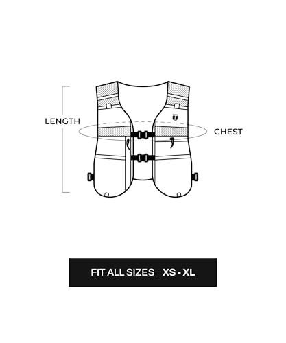 TEGO Pacer Trail Hydration Vest | Hydration Pack for Running & Hiking | Adjustable Running Vest with Storage, Reservoir Pouch & Reflective Details | Compatible with Soft Flasks & 2L Bladder (Beige) - Image 3