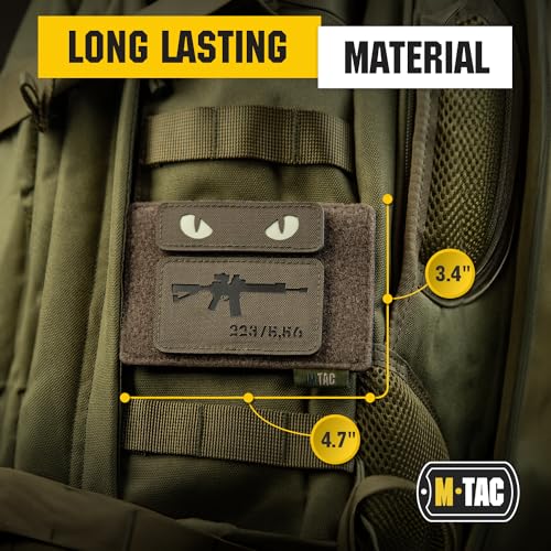 M-Tac Loop Tactical Morale Patches Board Molle Attachment 4.5 x 3.5 (Olive) - Image 2