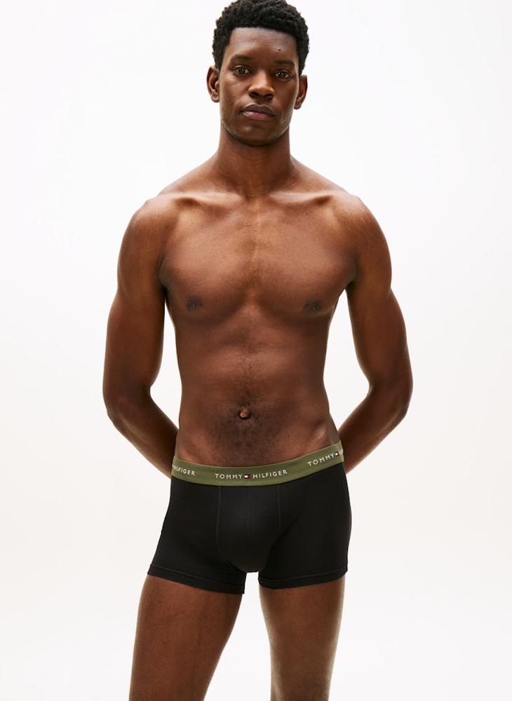 TOMMY HILFIGER 3-Pack Signature Repeat Logo Waistband Trunks - Image 2