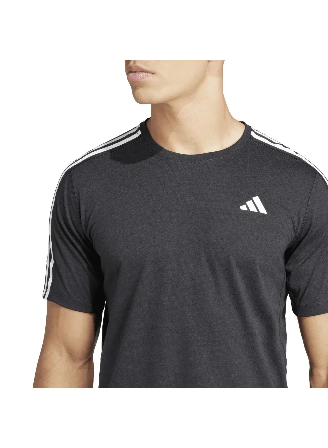adidas تيشيرت جري Otr E 3S أسود للرجال مقاس XS