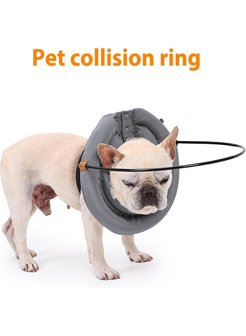 GGOOT Blind Dog Ring Collar - Adjustable Bumper Collar Anti-Collision | Eye Protection, Pet Products to Strengthen Confidence of Blind Dogs and Cats, Animals d  - Image 3