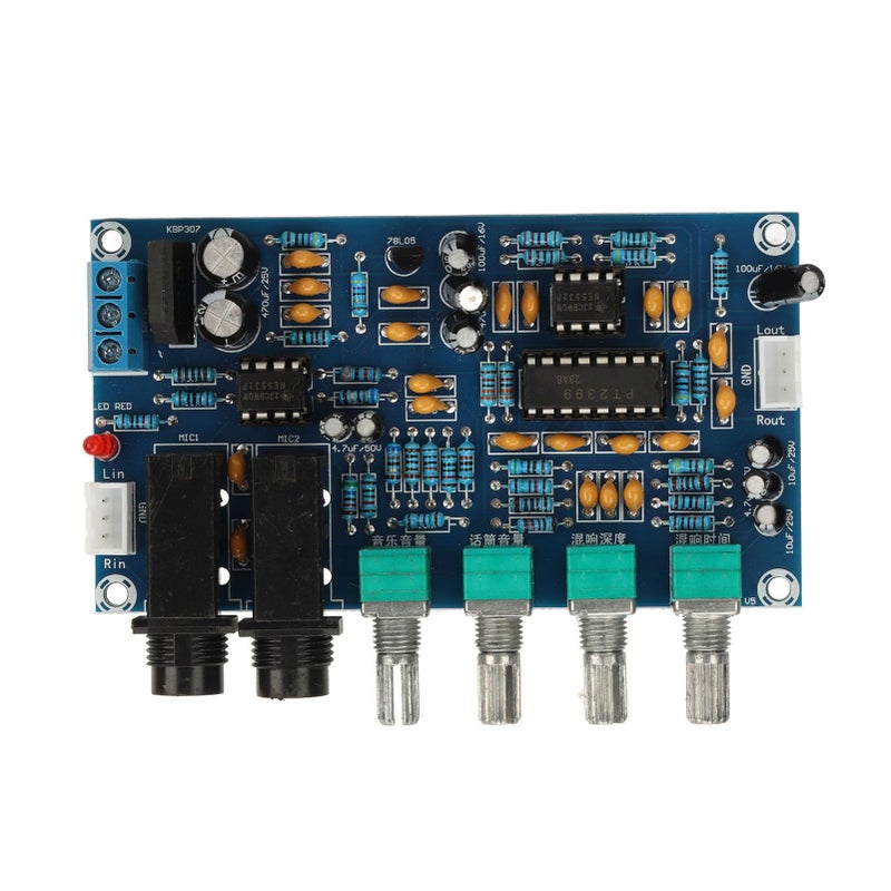 PT2399 Dual 2V Reverberation Board PCB Module For Enhanced Sound Quality Home Studio - Image 2