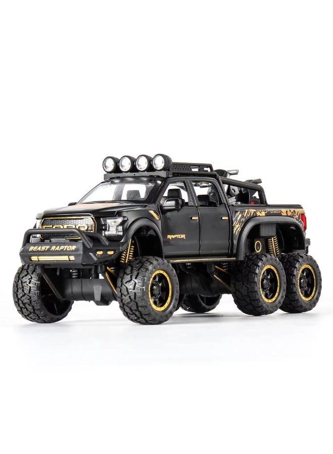ST ZONE 1: 24 F150 Simulation Alloy Pickup Off Road Children's Car Toys Model with Sound and Light Gifts Collection - Image 1