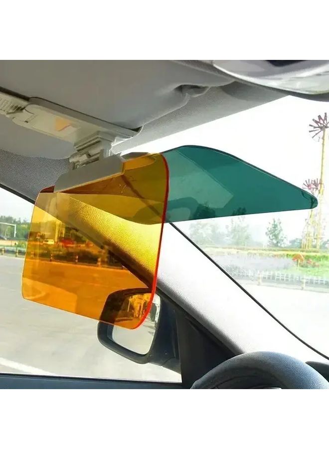 حاجب شمس السيارة للنظارات 1 قطعة يحجب الوهج العالي ويوفر الحماية للقيادة ليلاً ونهاراً - Image 3