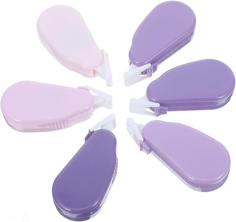 6pcs Tape Instant Eraser Tape for Students Compact Writing Supplies Easy to Use for School and Office Corrections - Image 1