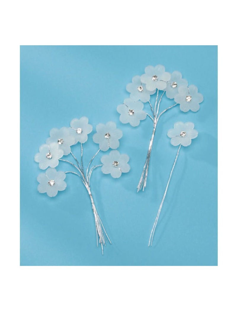 ديفيد توتيرا يختار زهور متجمد حجر الراين 12 قطعة - Image 2