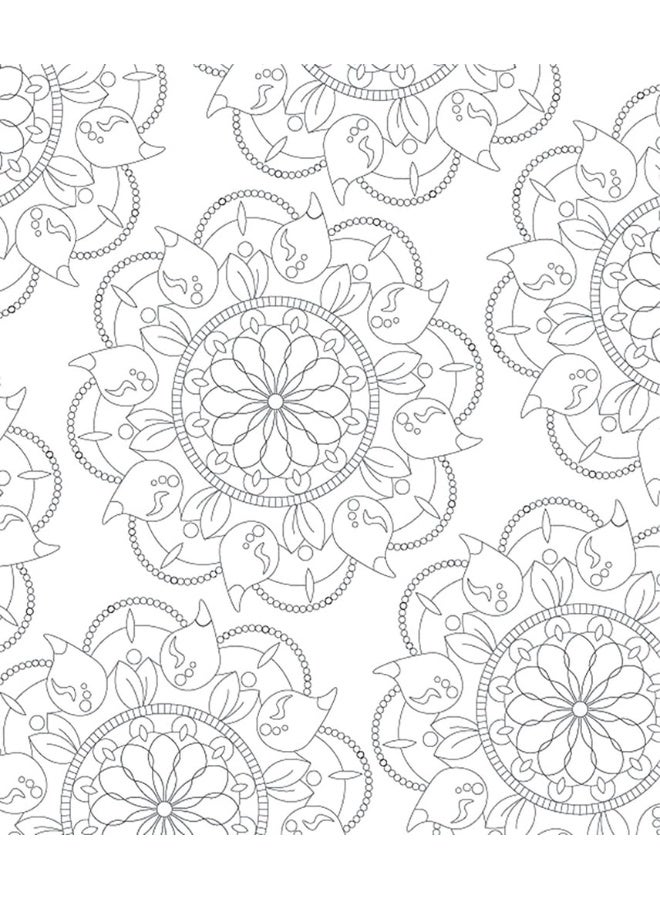 Large Print Colour & Frame - Calm (Colouring Book for Adults) - Image 5