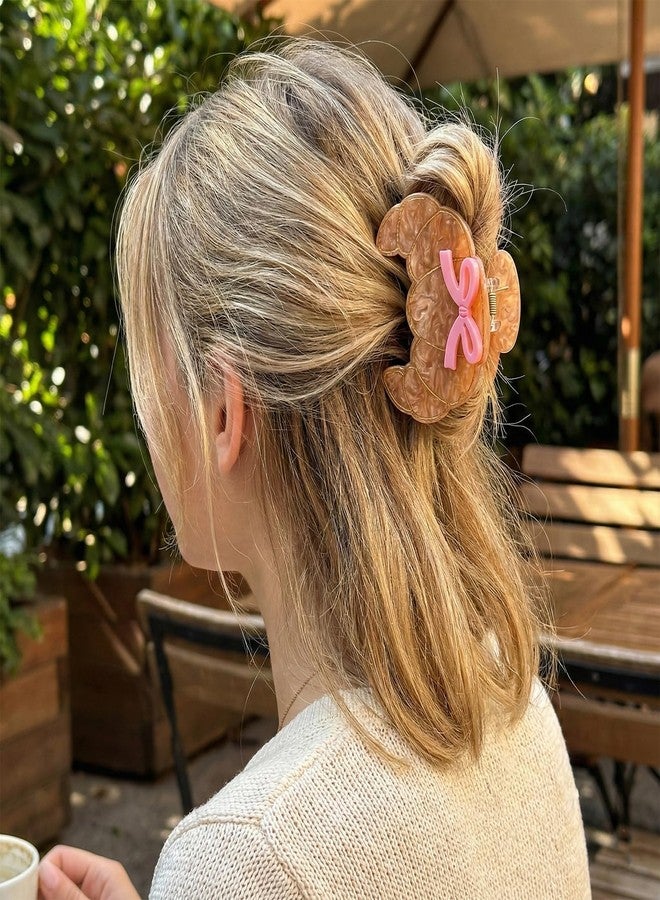 CZFSWT 3Pcs Croissant Hair Clip Set, Food Hair Clips, Durable Design Fun Claw Clips Suitable for Casual and Party Occasions - Image 5