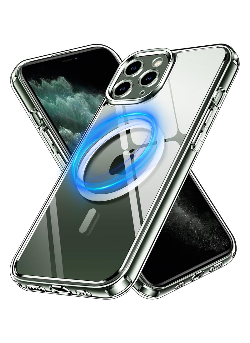 Generic - MagSafe transparent case compatible with iPhone 11 Pro supports fast charging - Image 1