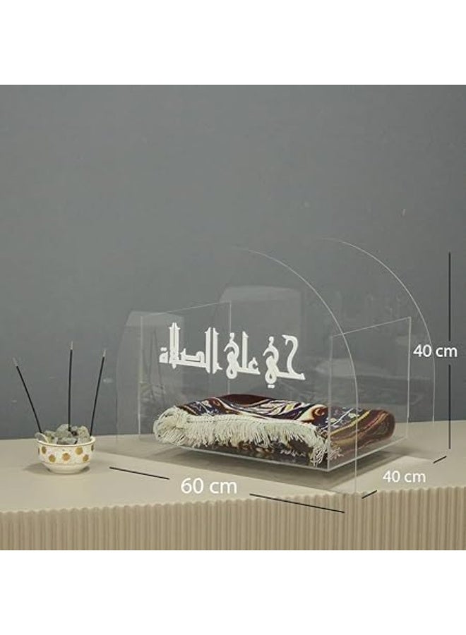 Horoof Home® Clear Acrylic Display Box with Arabic Calligraphy - Image 2