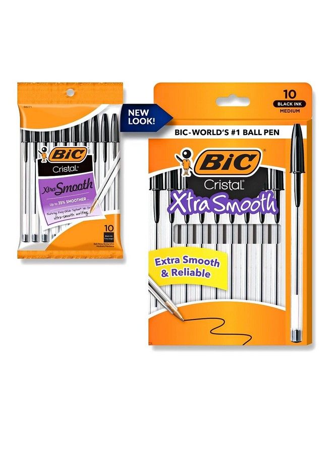Bic Cristal Ballpoint Pen (Msp101Bk) - Image 1