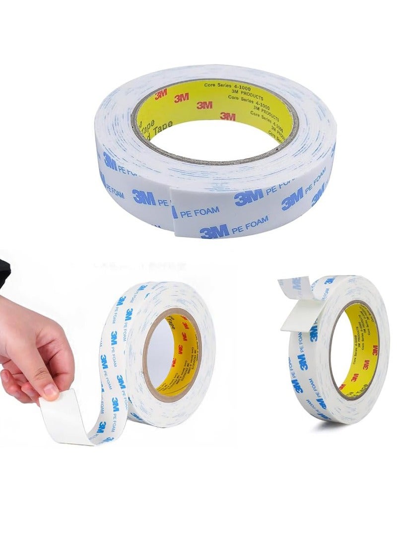ثري ام شريط مزدوج على الوجه 2.5 سم*3meter ، شريط تثبيت شركات شديدة التحمل ، قابلة للإزالة قابلة للإزالة ، أضرار شريط لاصق قوية مقاومة للماء لملصق جدار الطلاء معلقة - Image 1