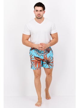 Original Paperbacks Men Drawstring All Over Printed Board Short, Blue  - Image 4