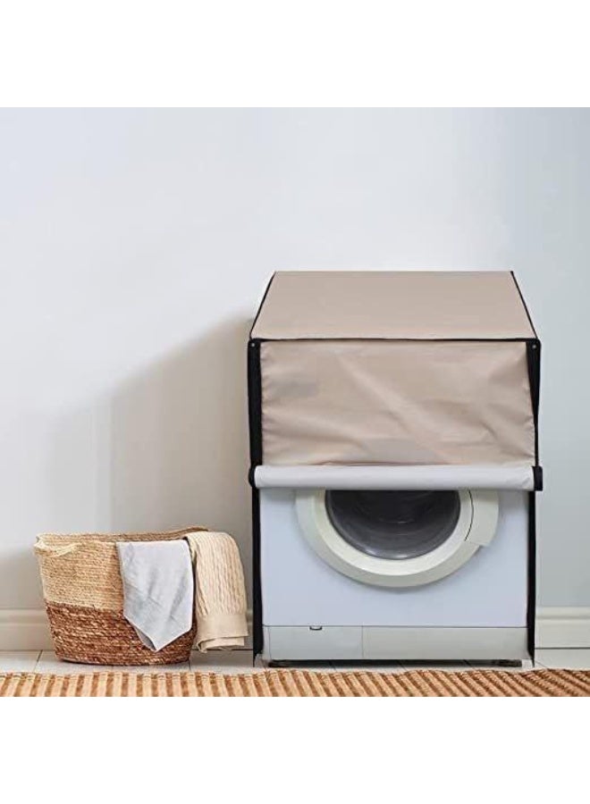 Generic Waterproof Washing Machine Cover for Front Load Washers and Dishwashers,( Cafe), .flo