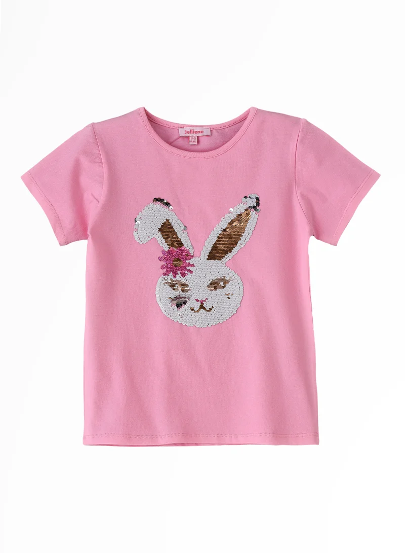 Jelliene Sunshine Squad: Girls' Comfy Cotton Tees Playful & Summer Fun
