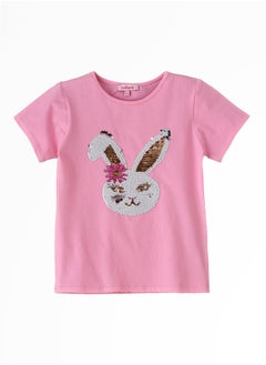 Sunshine Squad: Girls' Comfy Cotton Tees Playful & Summer Fun