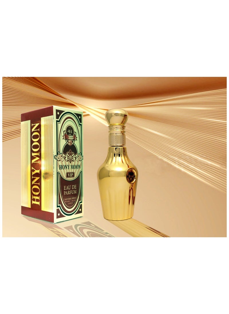 null - عطر هوني مون الذهبي للنساء او دي بارفان - 100مل - Image 1