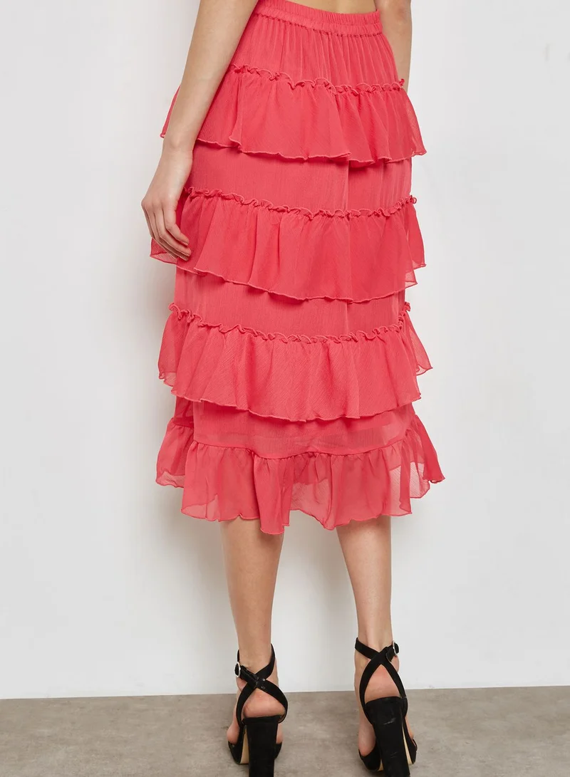 VERO MODA Frill Layered Skirt