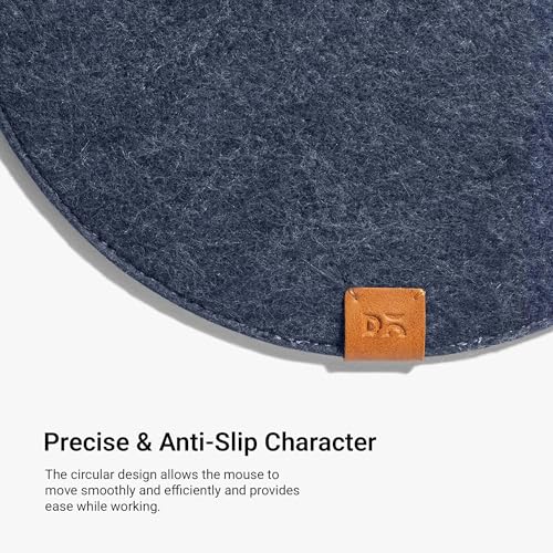 DailyObjects Felt Desk Trio Bundle with Desk Mat|Coaster|Orb Mouse Pad - Limited Edition - Blue - Image 4