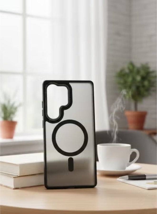 Grace Samsung S25 Ultra MagSafe Compatible Case – Matte Translucent Protective Cover - Image 1