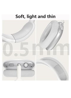 Generic 4 in 1 Clear Silicone Case Cover for AirPods Max Headphones White  - Image 5