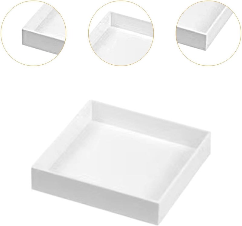 Buffet Stand, Display Stand, Multipurpose Cube Shaped Acrylic Food Buffet Display Stand, 12.7x12.7x2.5 cm - Image 2