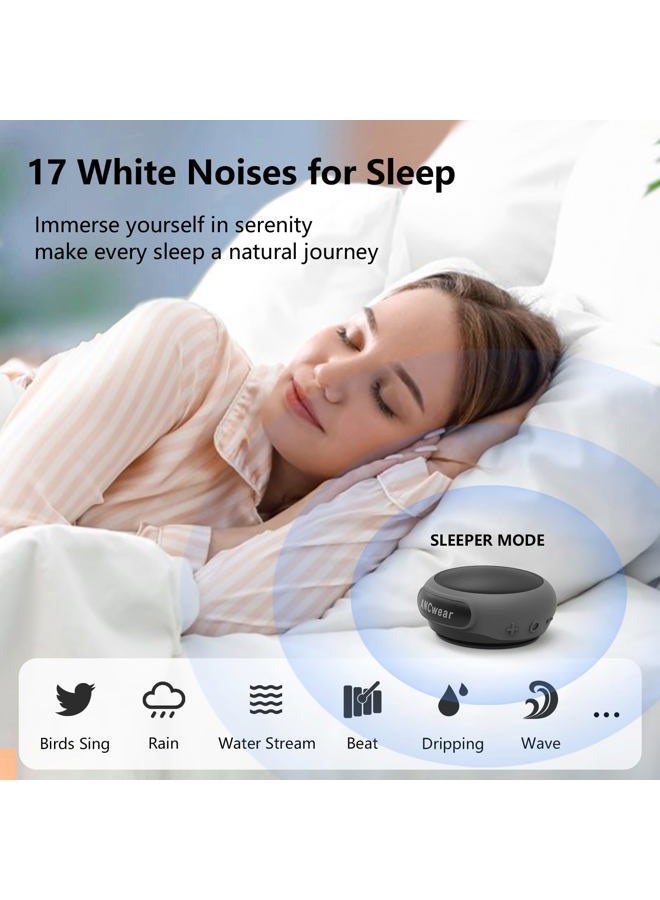 ANCwear Wearable Bluetooth Speaker, TWS Dual Pairing Portable Speaker, Clip on Bluetooth Speaker Watch MP3 Player, Waterproof Outdoor Speaker for Motorcycle, Bike, Hiking, Running(Grey)  - Image 3