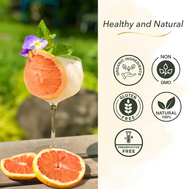 JARDIN PREMIUM Honeysuckle Sugar Free Cocktail Mixers - Spirit Enhancer for Cocktails and Mocktails - Aromatic and Floral Drink Glitter - KETO Mixer for Cocktails (25.4 Fl Oz) - Image 3