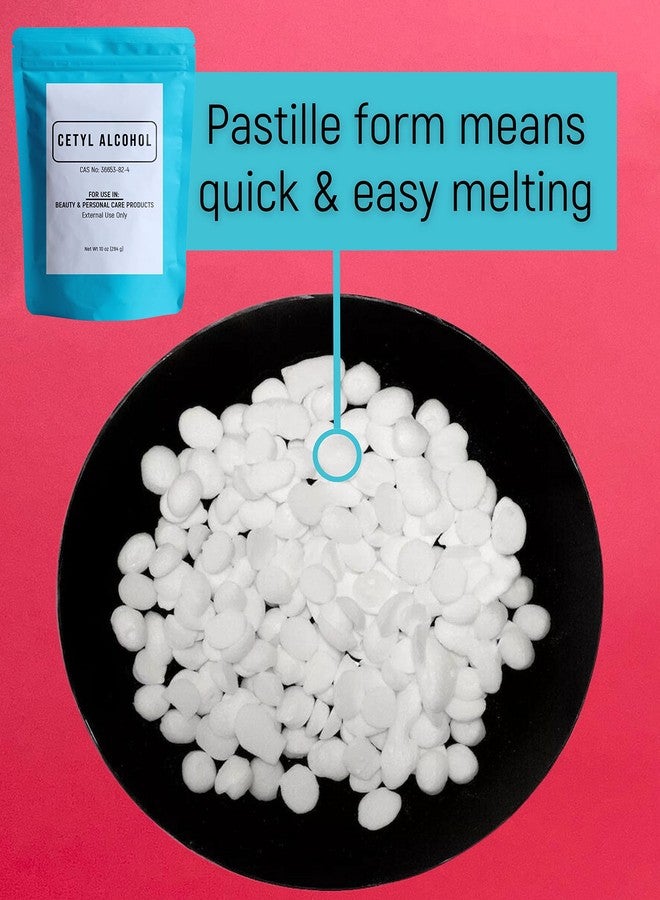 Magnum Solace Cetyl Alcohol for Body Butter, DIY Lotions, Creams, Conditioners - Thickener and Emollient - White Granules (10 oz) - Image 4