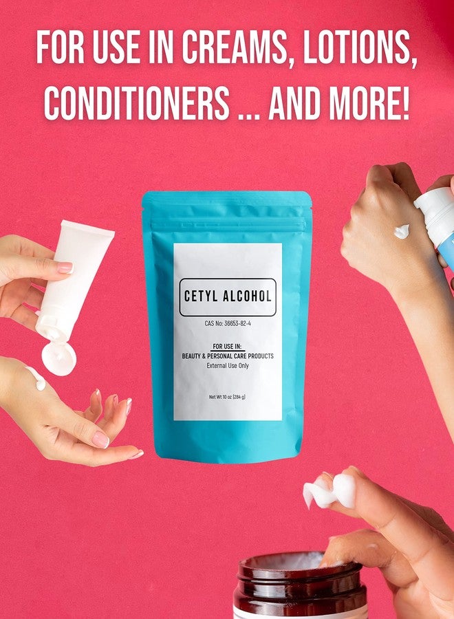 Magnum Solace Cetyl Alcohol for Body Butter, DIY Lotions, Creams, Conditioners - Thickener and Emollient - White Granules (10 oz) - Image 3