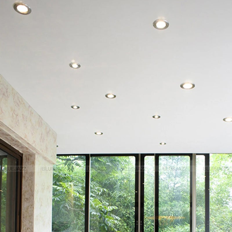9W LED Downlight Ceiling Lamp Spot Light Recessed AC85-265V Lamp + LED Driver for Home Illumination (Warm white) - Image 3