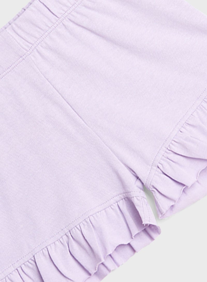 Cheekee Munkee Kids Frill Detail Shorts - Image 3