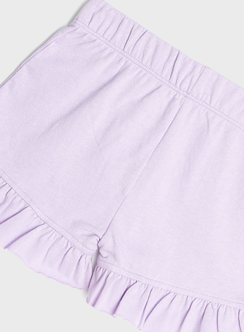 Cheekee Munkee Kids Frill Detail Shorts - Image 4