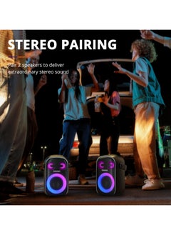 Tronsmart Tronsmart Halo 110 Wireless Speaker with Wired Karaoke Microphone Supports Karaoke 60W Superb Stereo Sound Bluetooth 5.3 Black  - Image 5